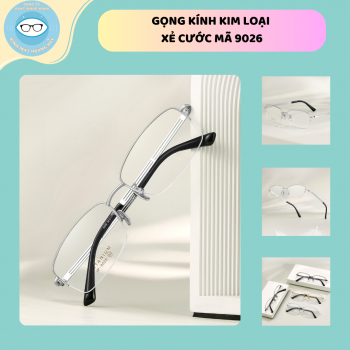 Gọng kính kim loại mã 9026